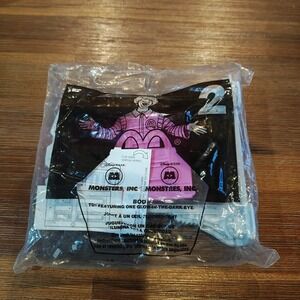 Vintage 2001 McDonalds Happy Meal Toy Monsters Boo Door One Glow In Dark Eye NEW